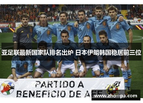 亚足联最新国家队排名出炉 日本伊朗韩国稳居前三位